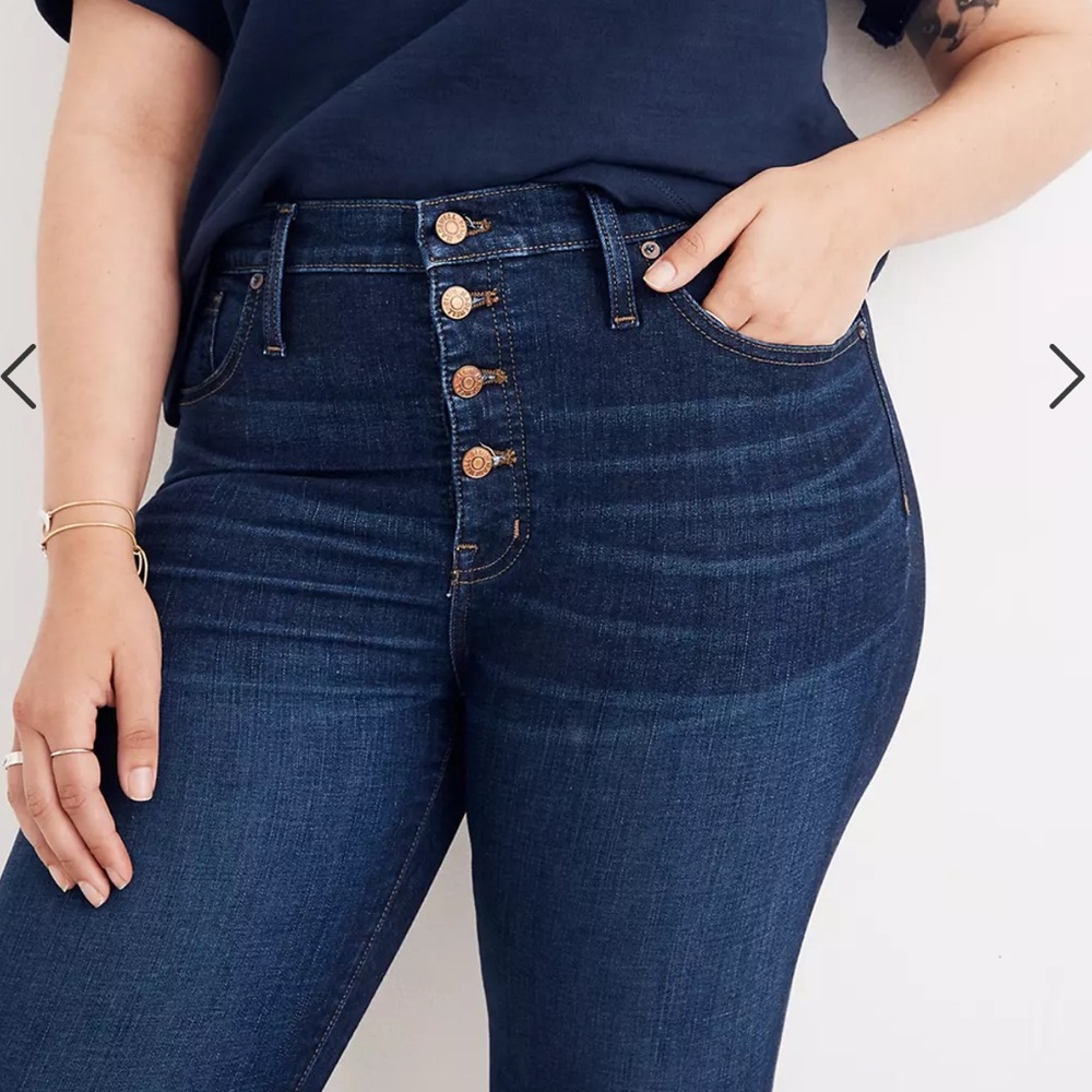 Madewell 29T HiGh-Rise Skinny Jeans Button-Fly